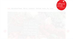 Desktop Screenshot of catherinearnoldnutrition.com